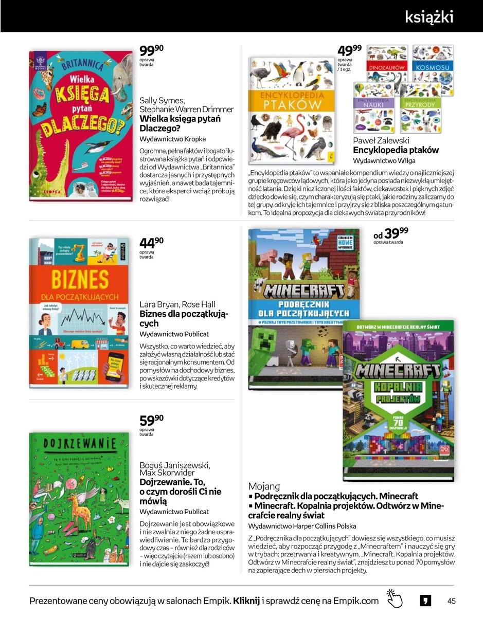 Gazetka promocyjna empik str. 45