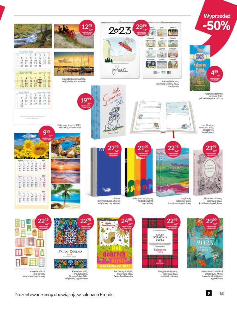 Gazetka promocyjna empik str. 63