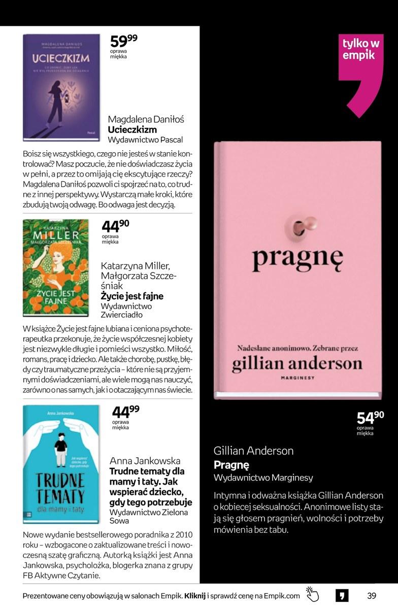 Gazetka promocyjna empik str. 39