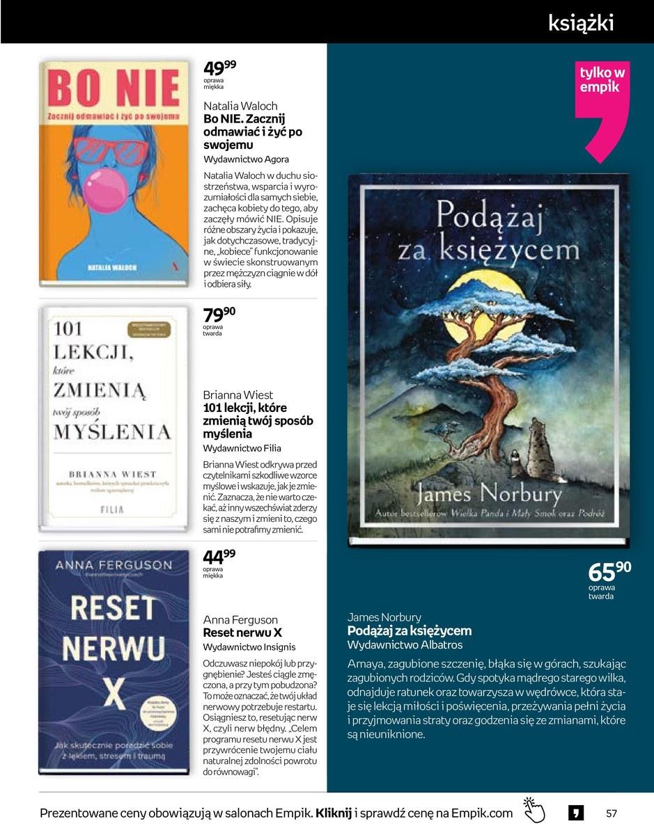 Gazetka promocyjna empik str. 57