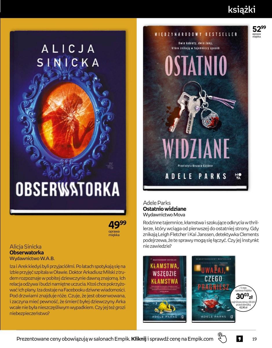 Gazetka promocyjna empik str. 19