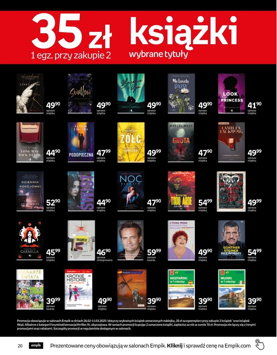 Gazetka promocyjna empik str. 20