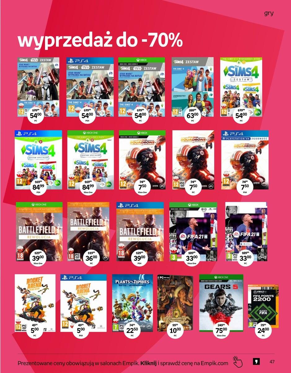 Gazetka promocyjna empik str. 47