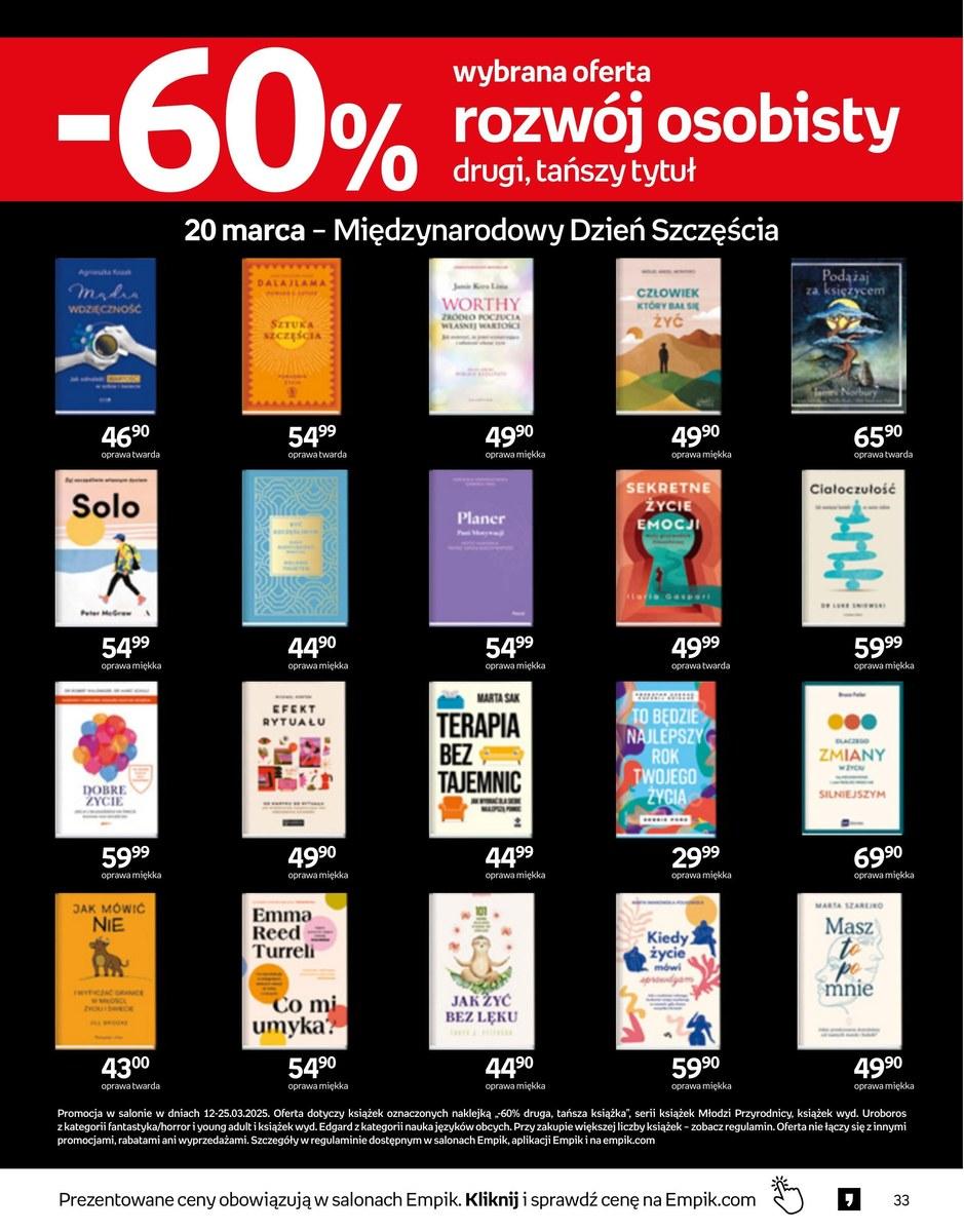 Gazetka promocyjna empik str. 33