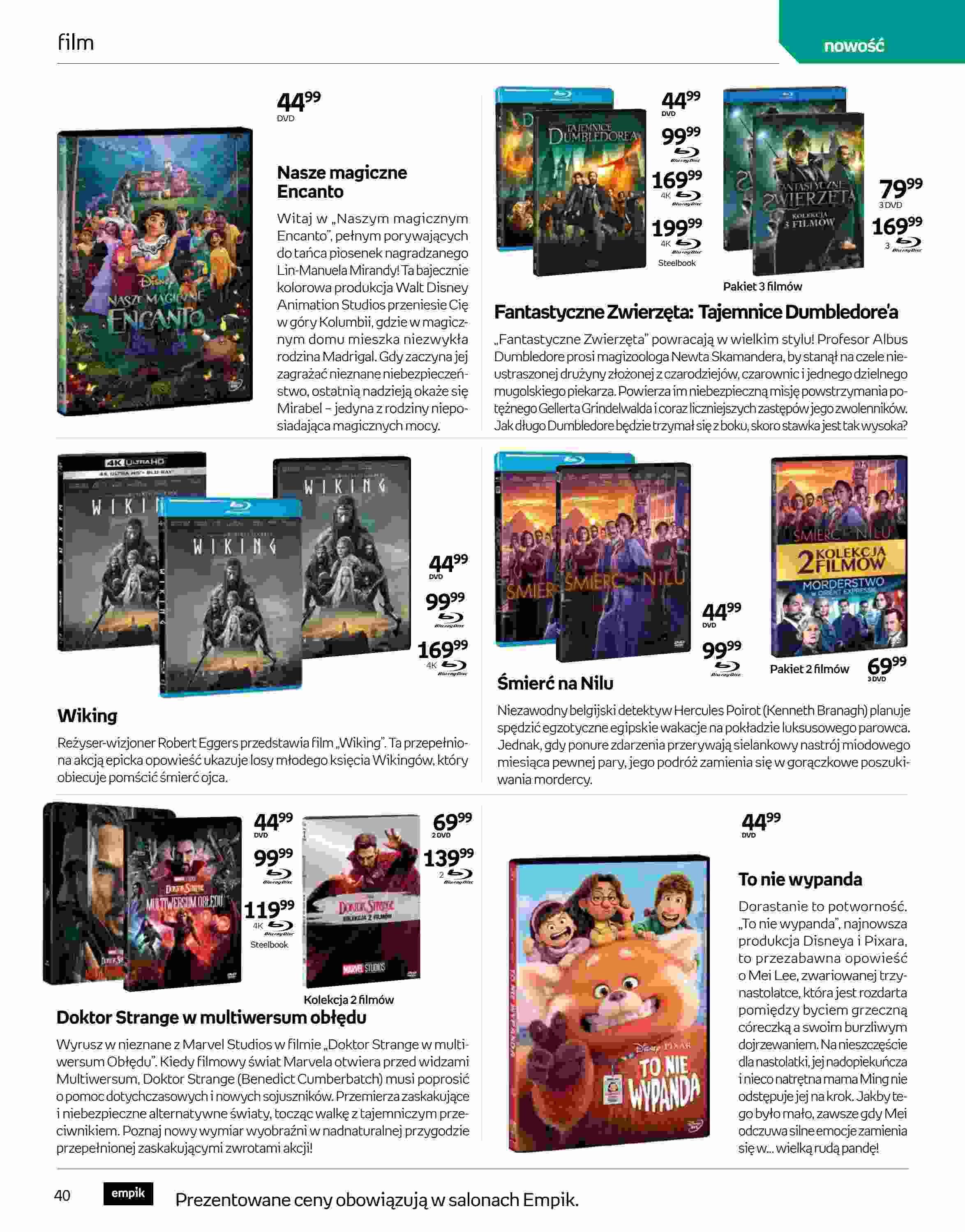Gazetka promocyjna empik str. 40