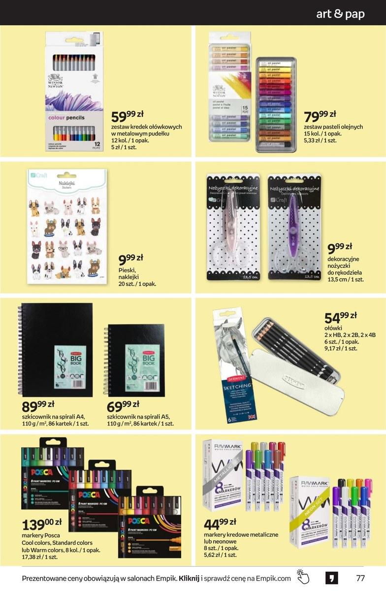 Gazetka promocyjna empik str. 77