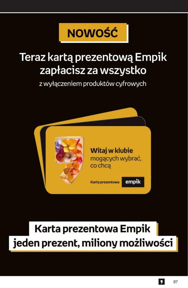 Gazetka promocyjna empik str. 87