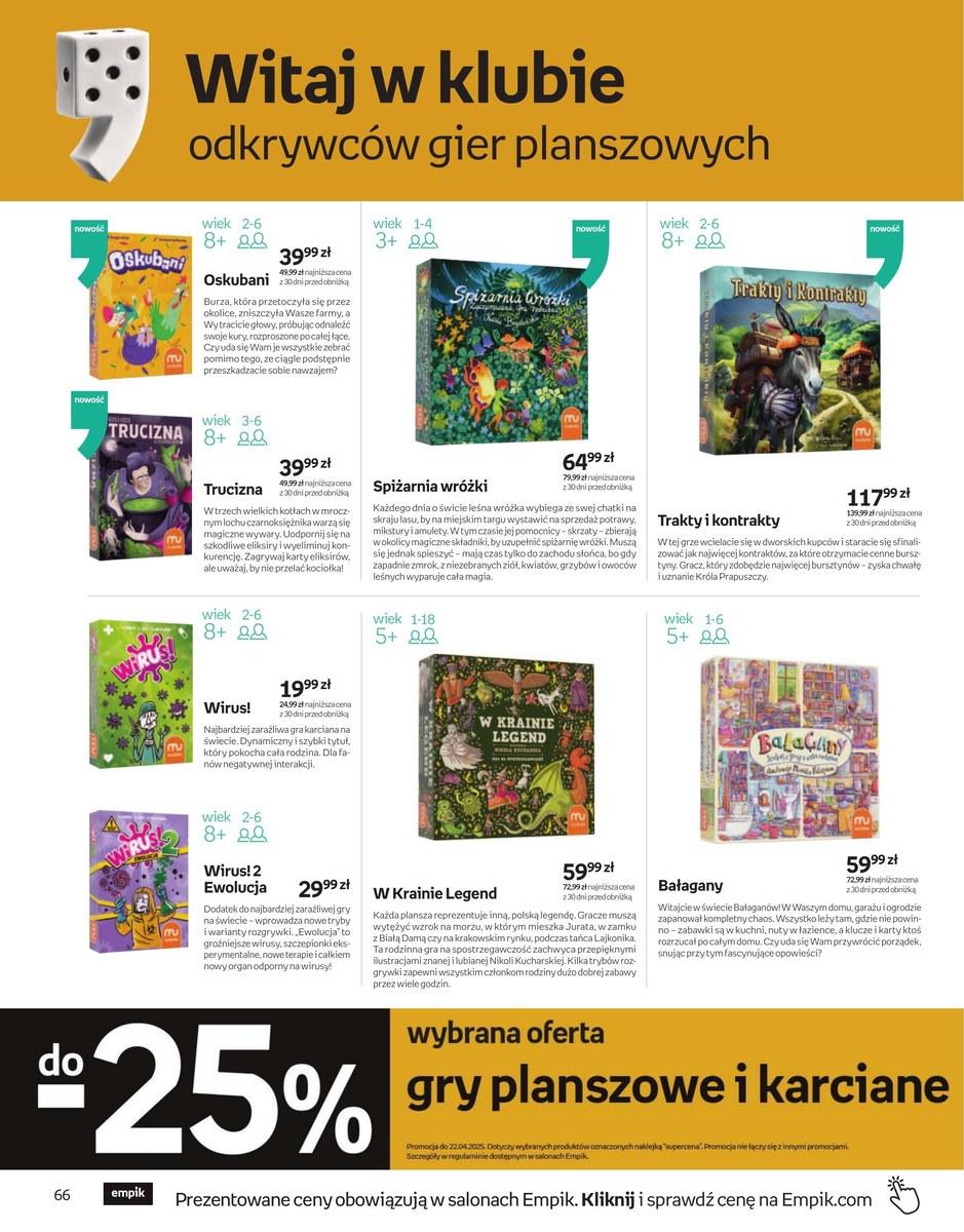 Gazetka promocyjna empik str. 66