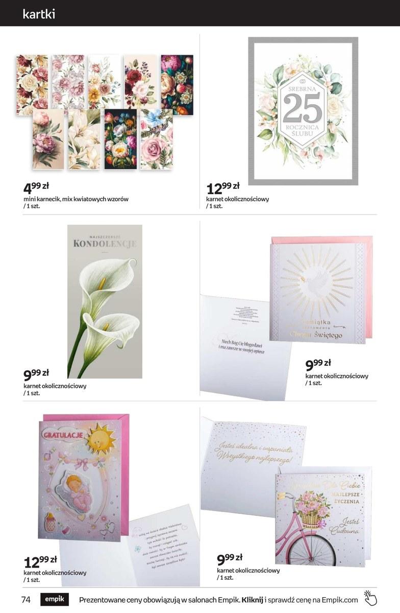 Gazetka promocyjna empik str. 74