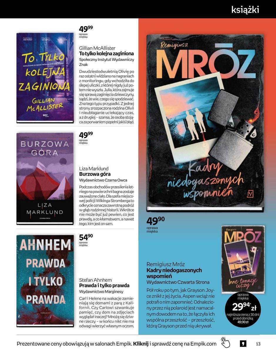 Gazetka promocyjna empik str. 13