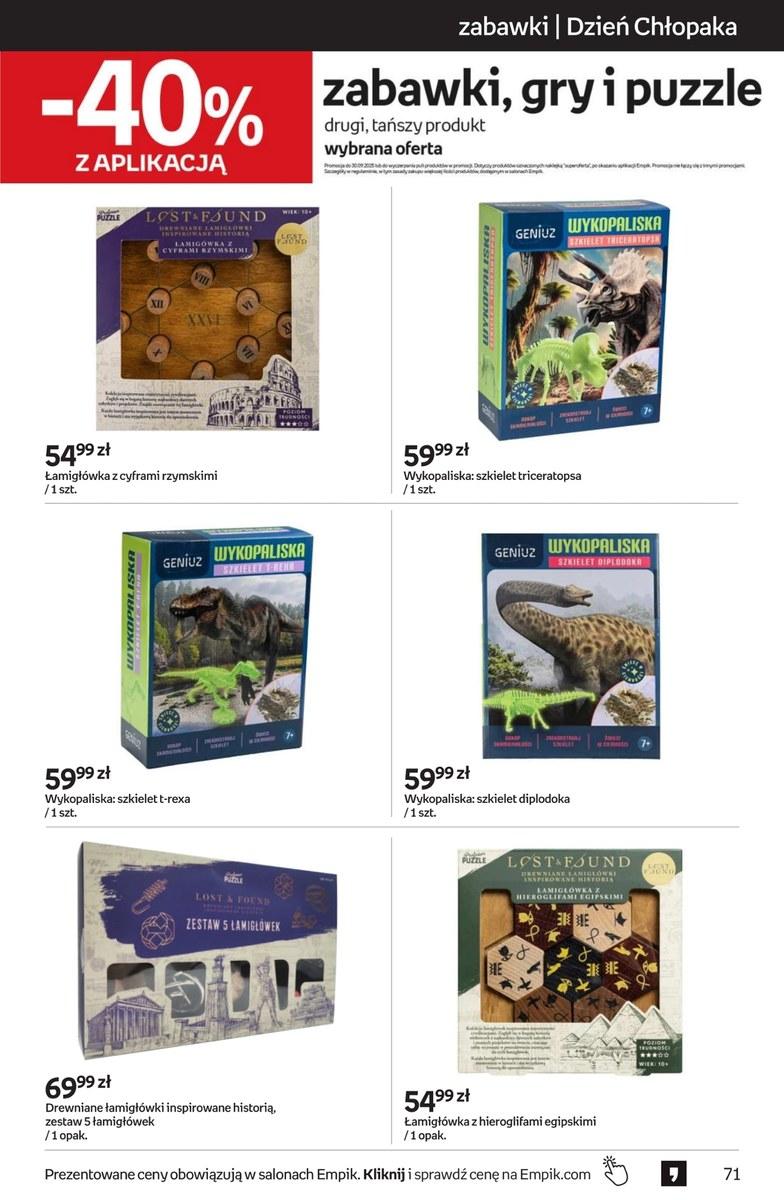 Gazetka promocyjna empik str. 71
