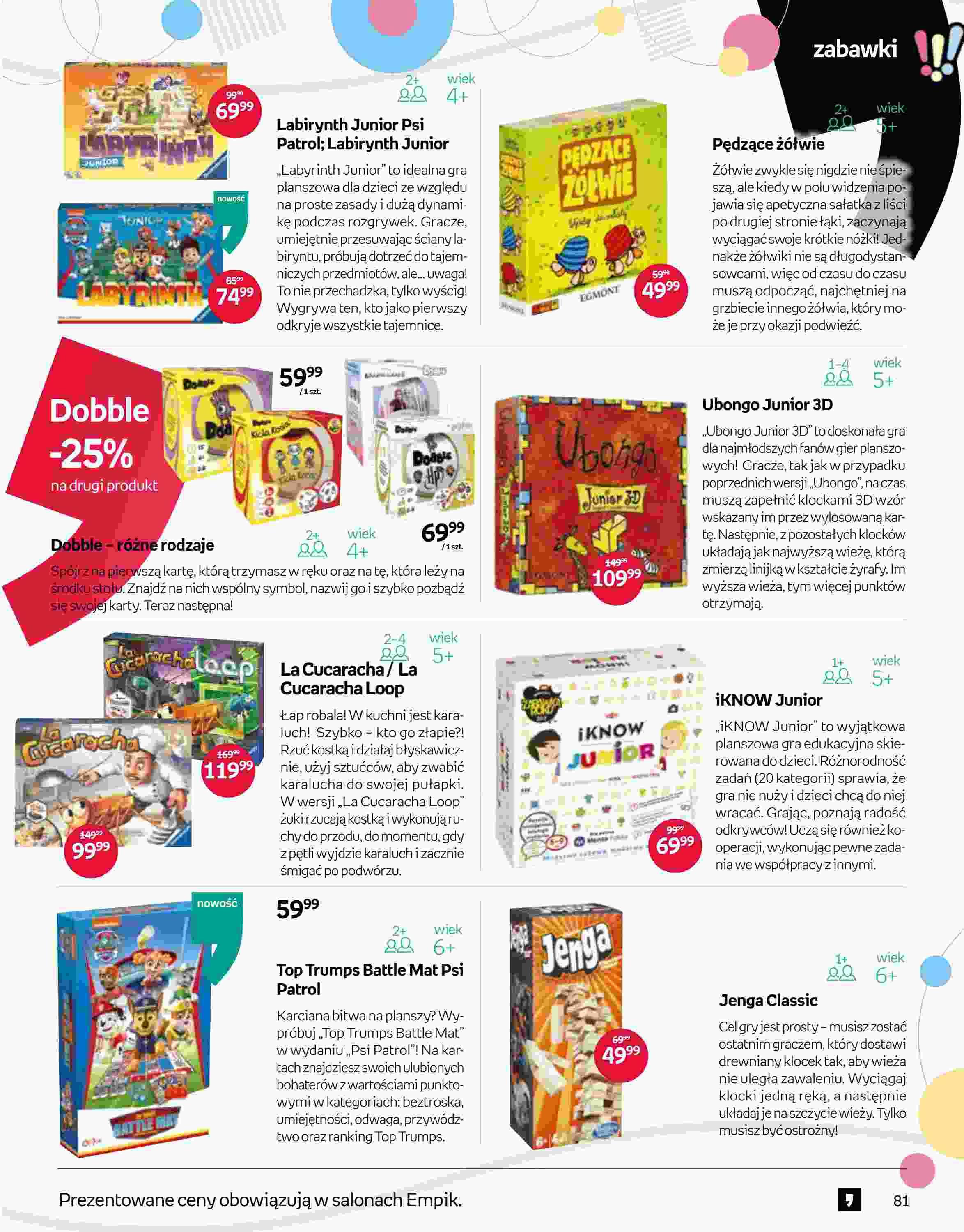 Gazetka promocyjna empik str. 81
