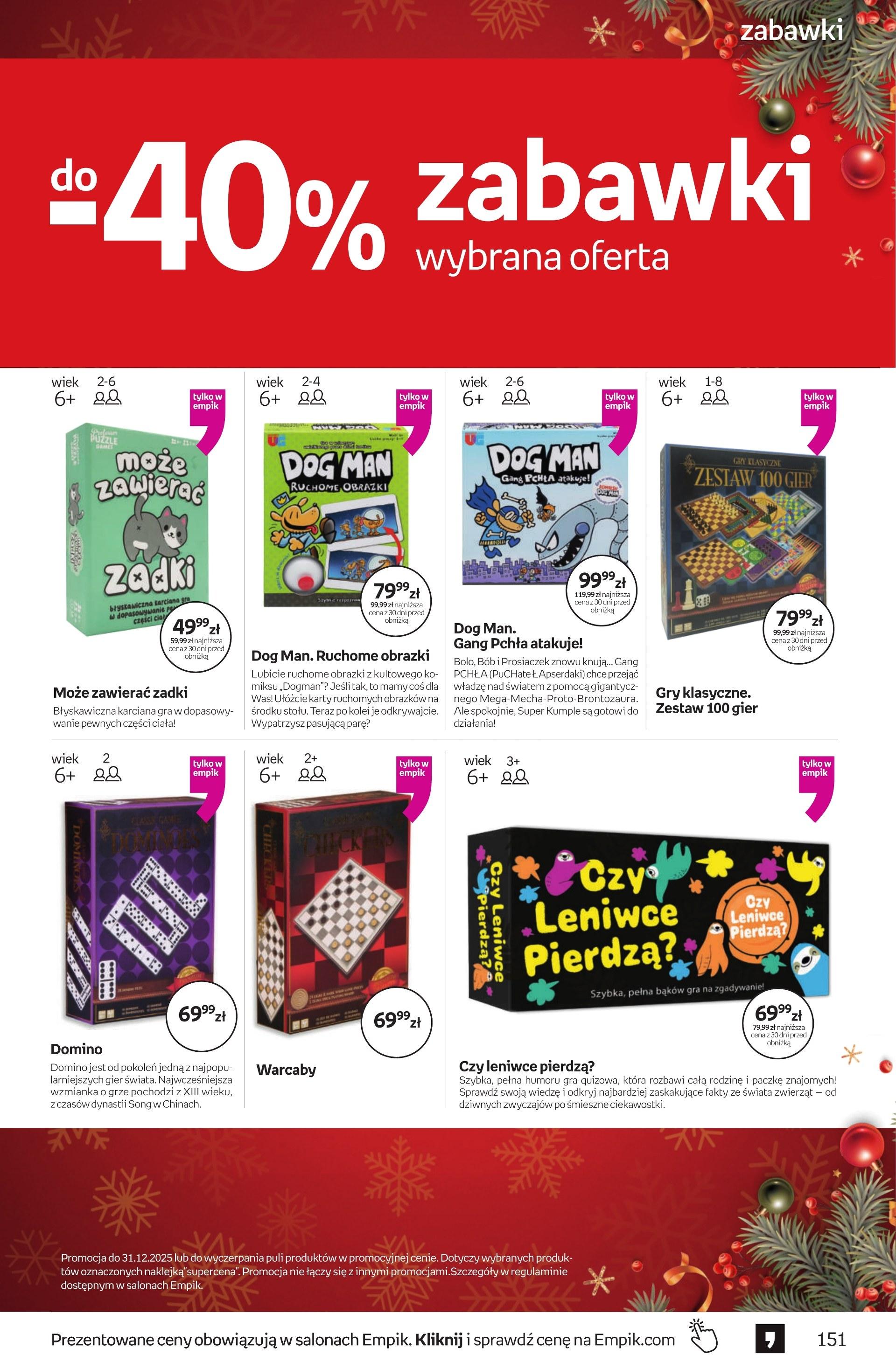 Gazetka promocyjna empik str. 151