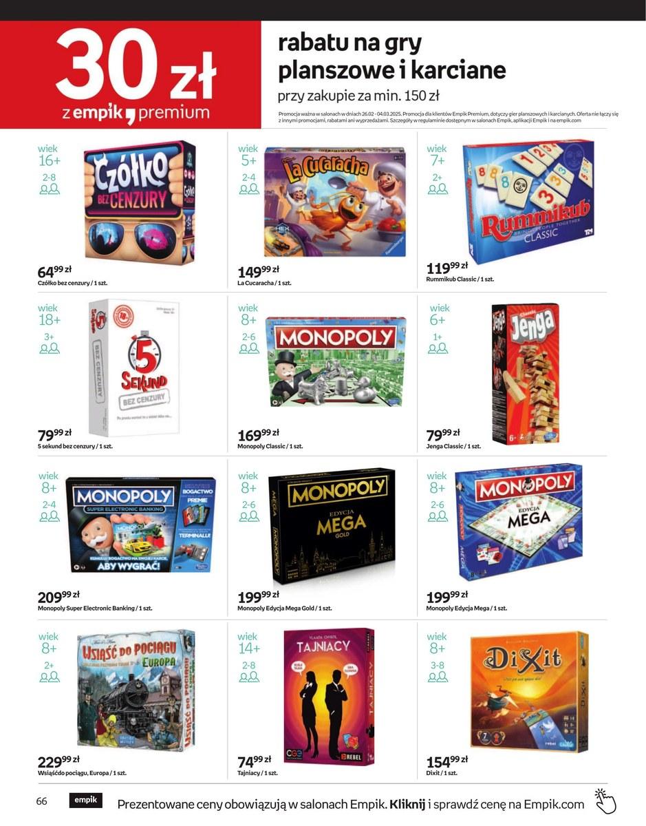 Gazetka promocyjna empik str. 66
