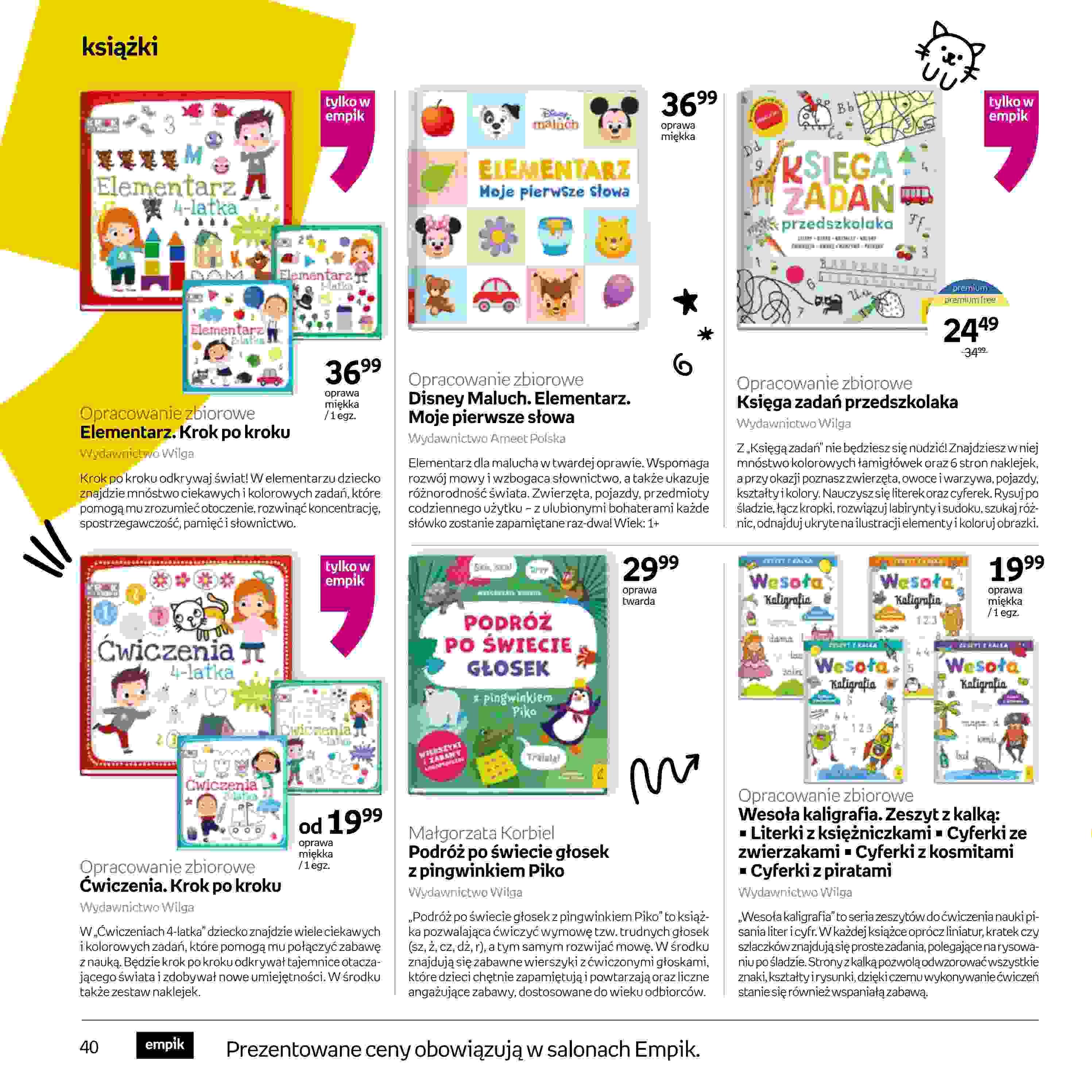 Gazetka promocyjna empik str. 40