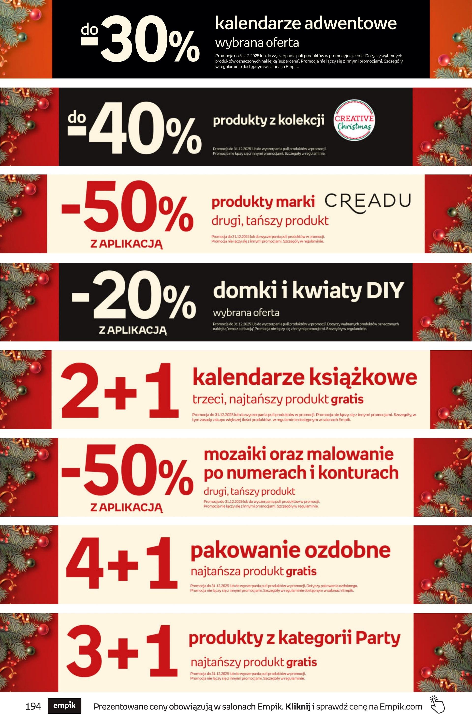 Gazetka promocyjna empik str. 194