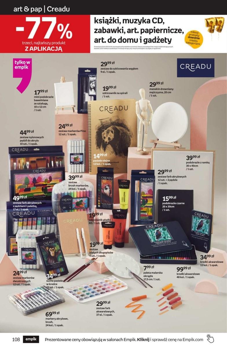 Gazetka promocyjna empik str. 108