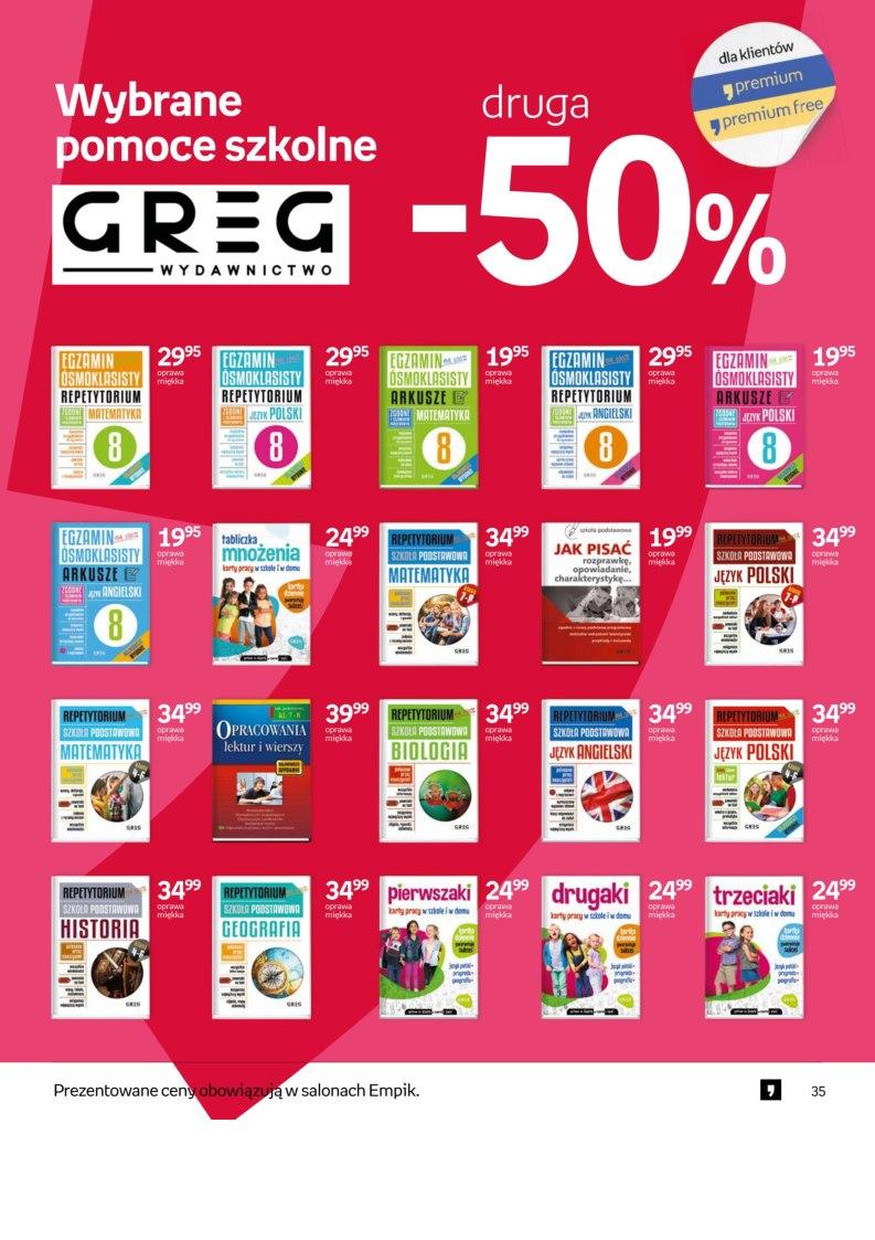 Gazetka promocyjna empik str. 35