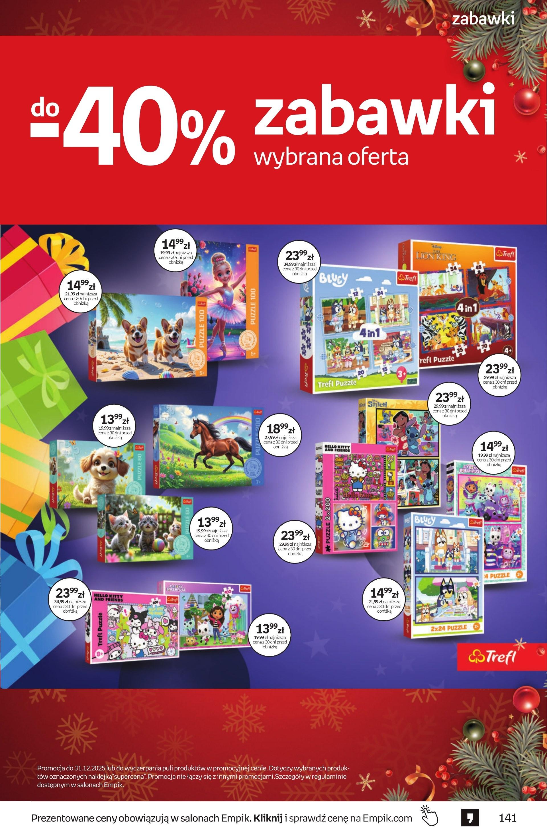 Gazetka promocyjna empik str. 141