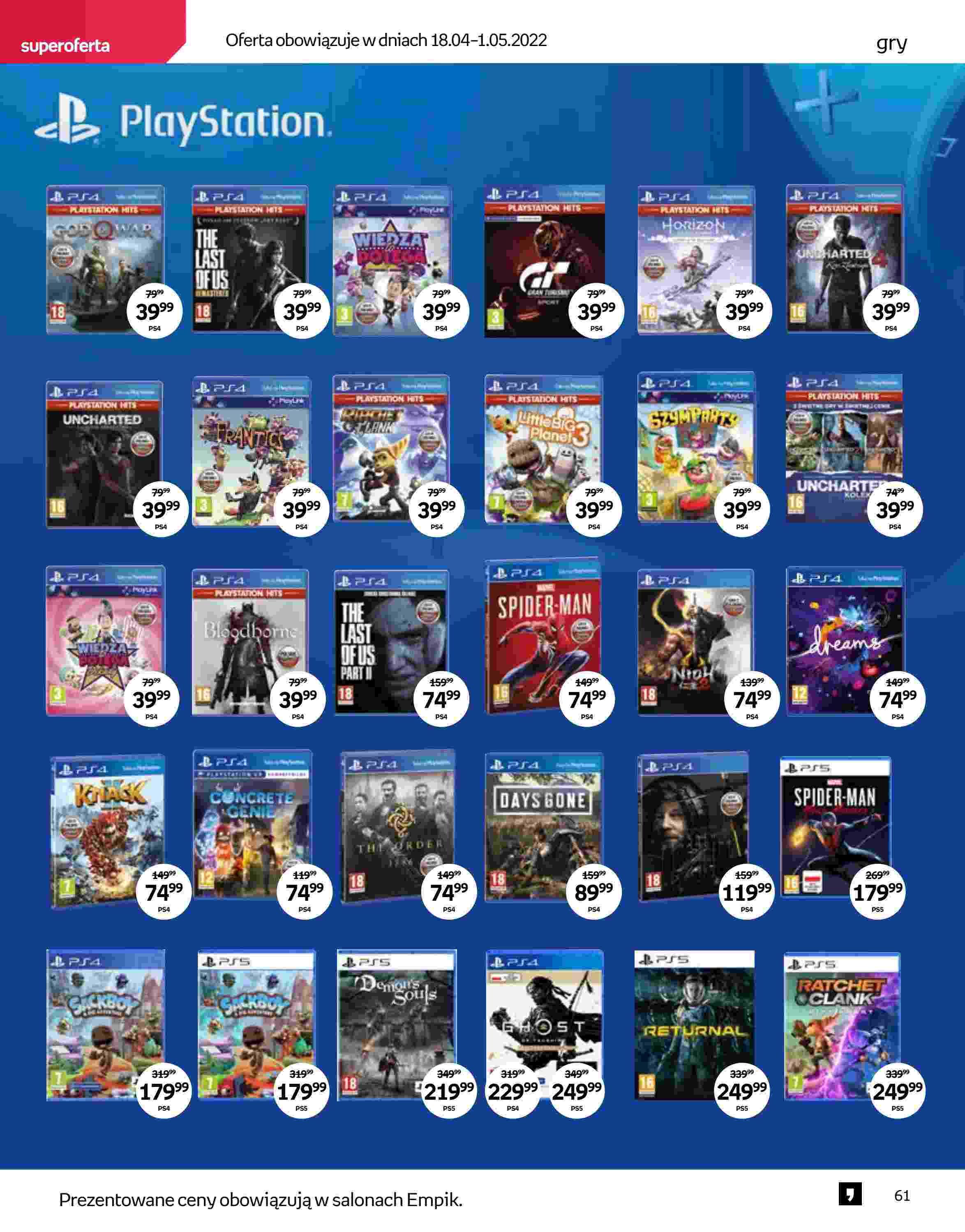 Gazetka promocyjna empik str. 61