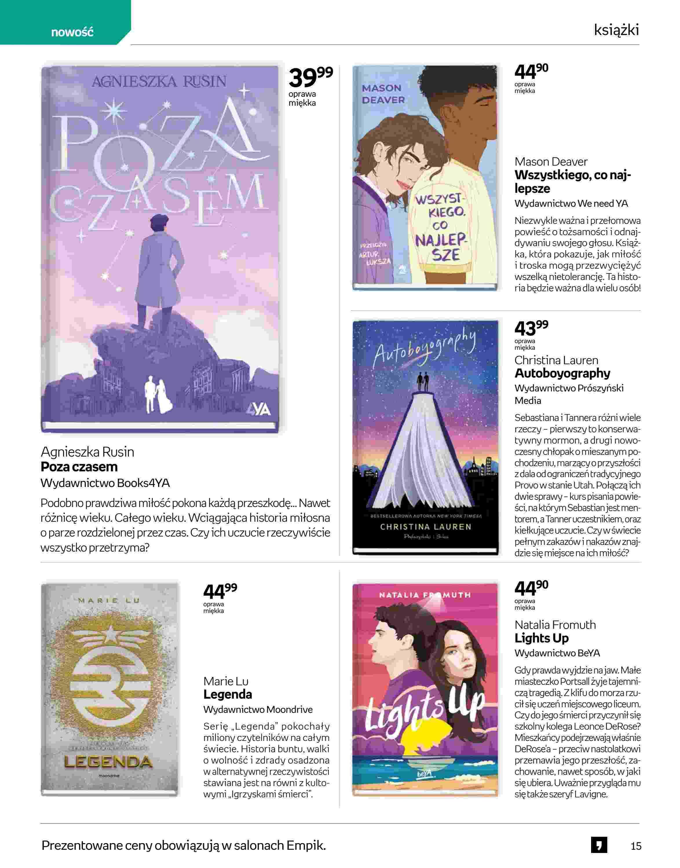 Gazetka promocyjna empik str. 15