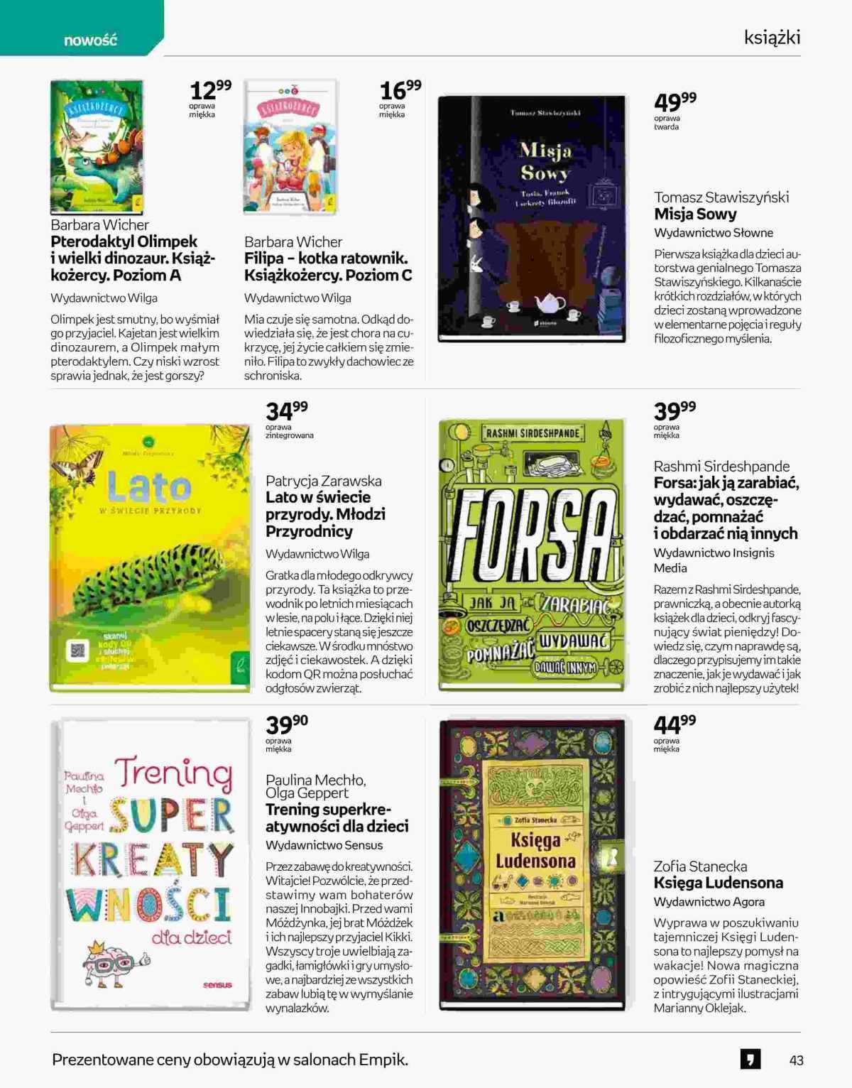 Gazetka promocyjna empik str. 43