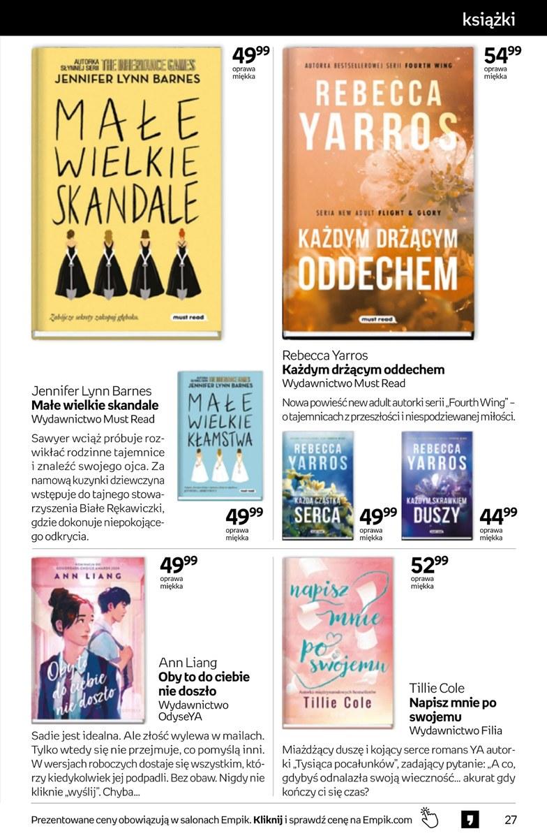 Gazetka promocyjna empik str. 27