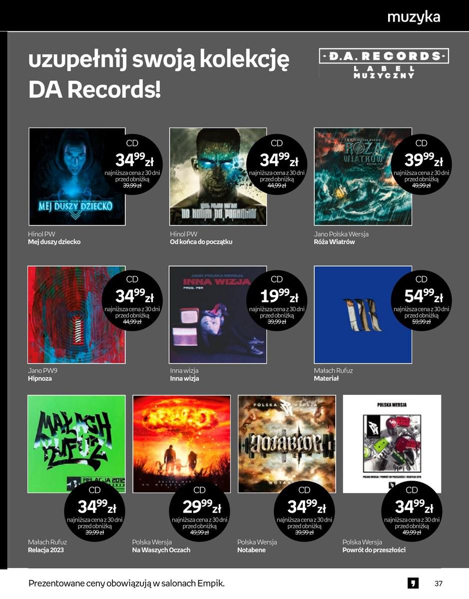 Gazetka promocyjna empik str. 37