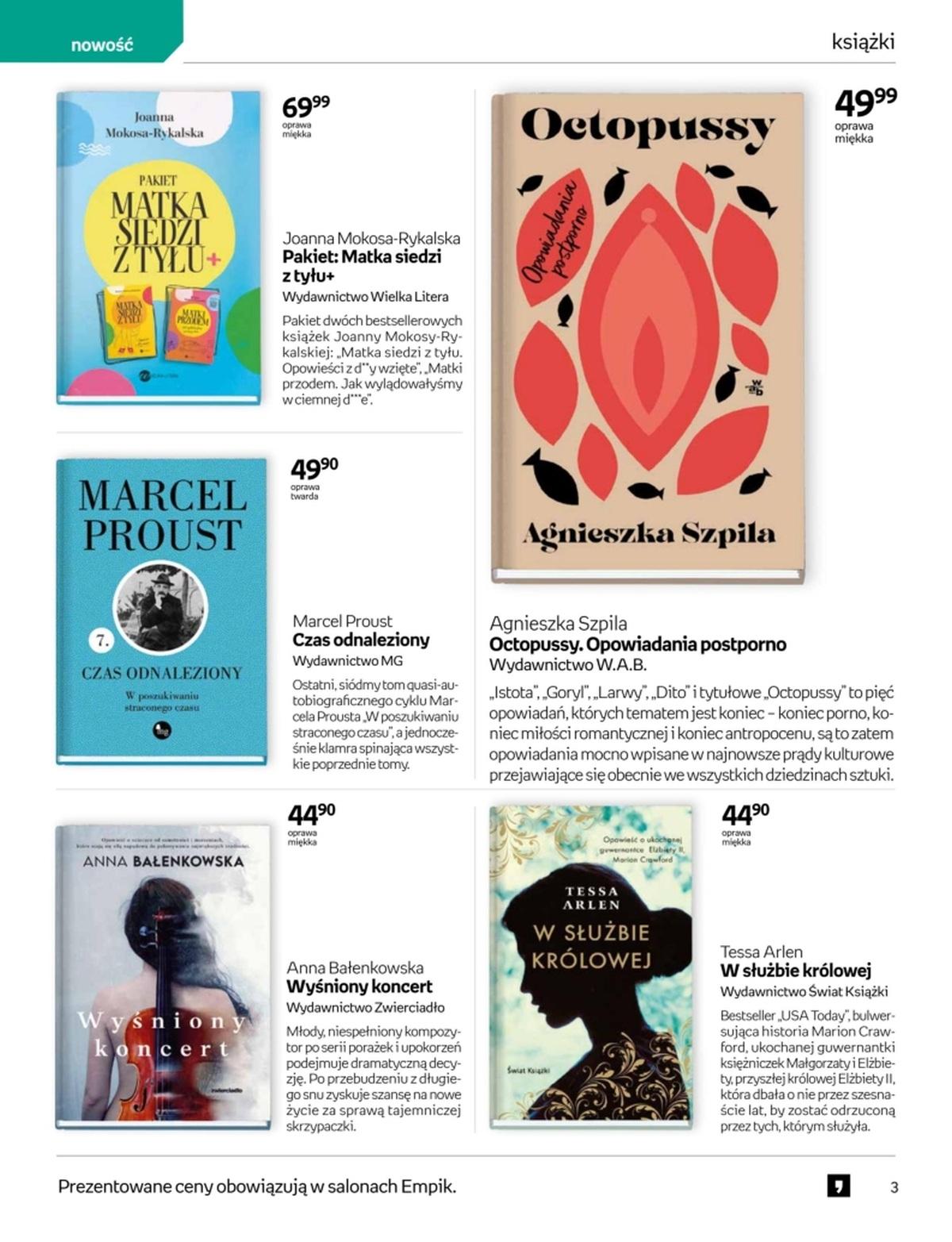 Gazetka promocyjna empik str. 3