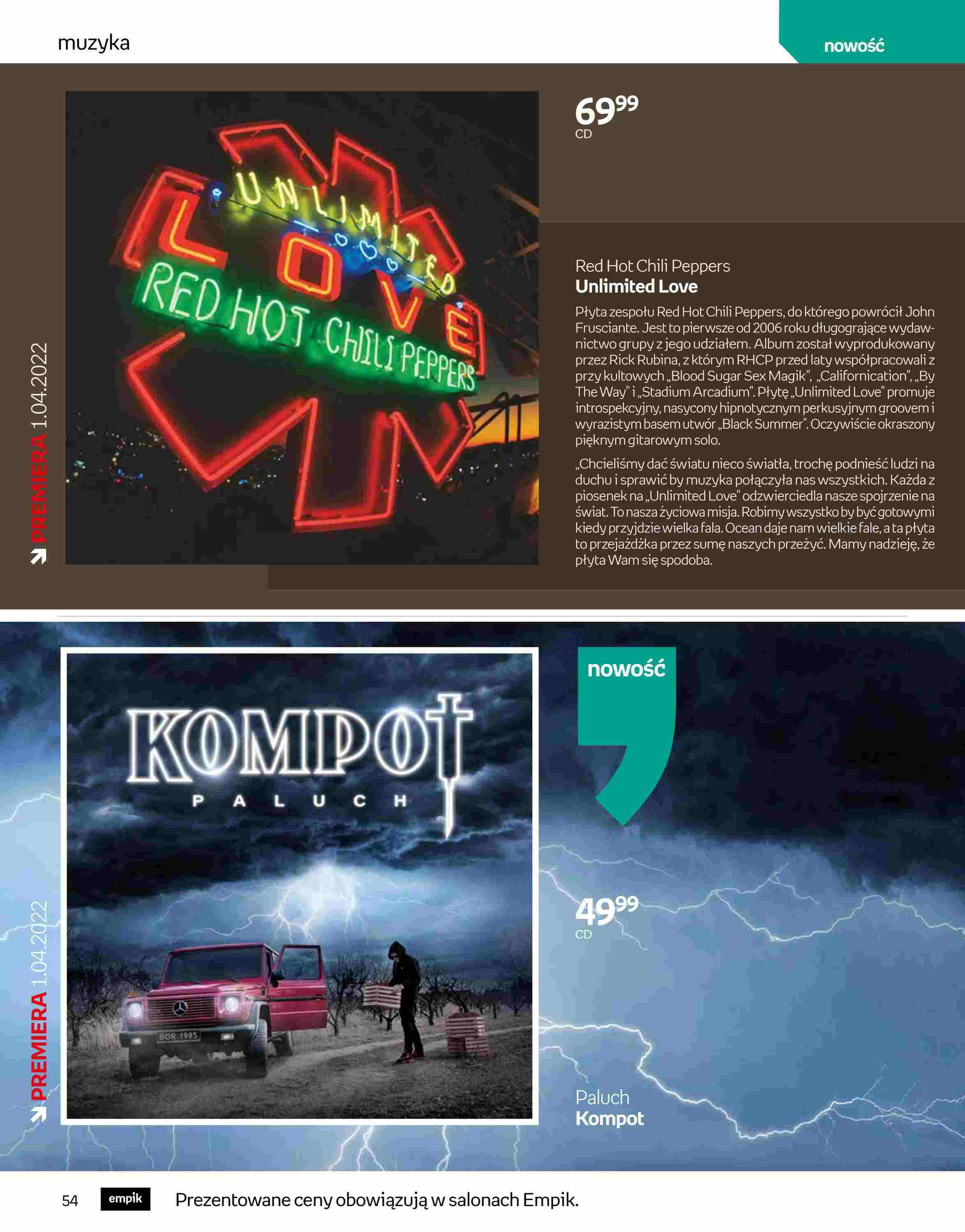 Gazetka promocyjna empik str. 54