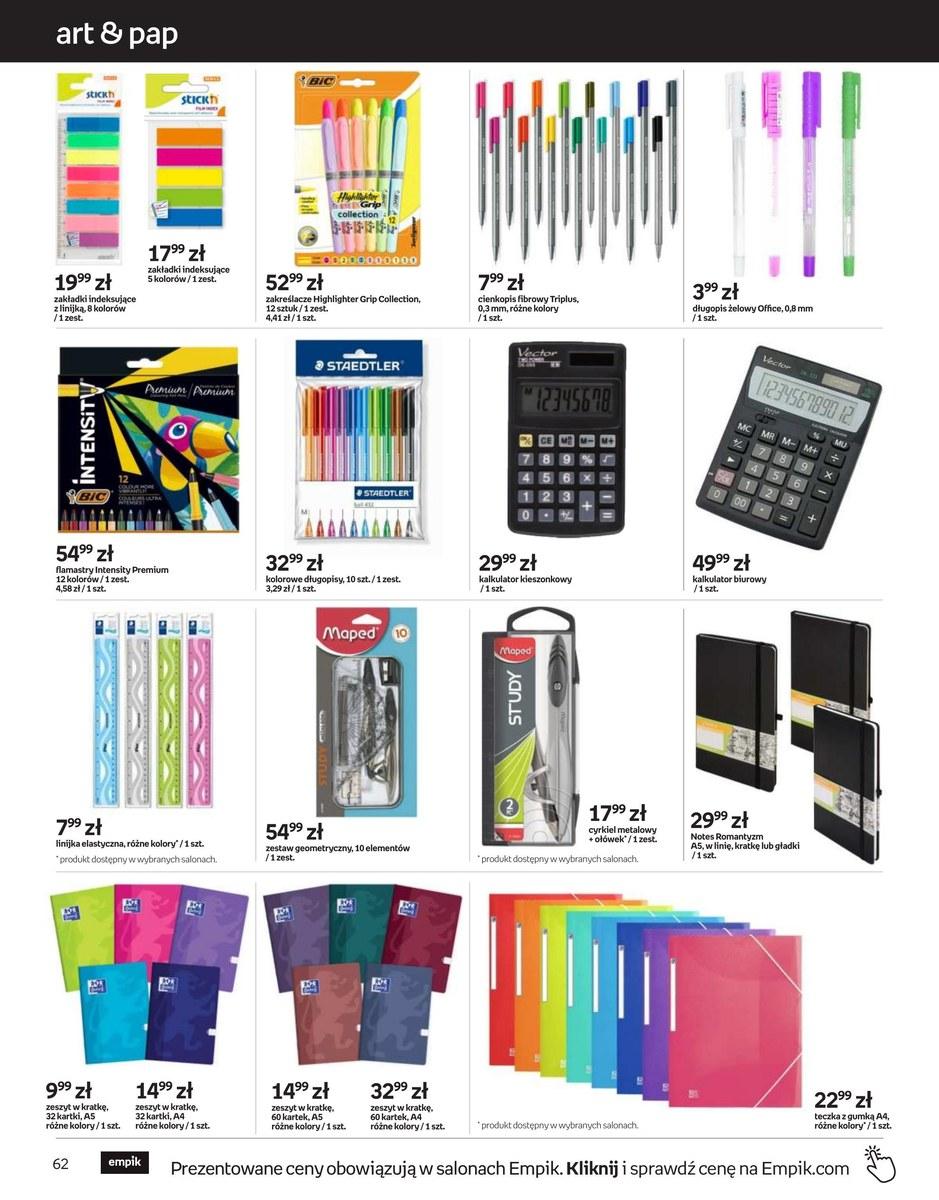Gazetka promocyjna empik str. 62