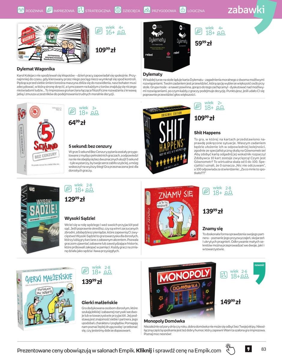 Gazetka promocyjna empik str. 83