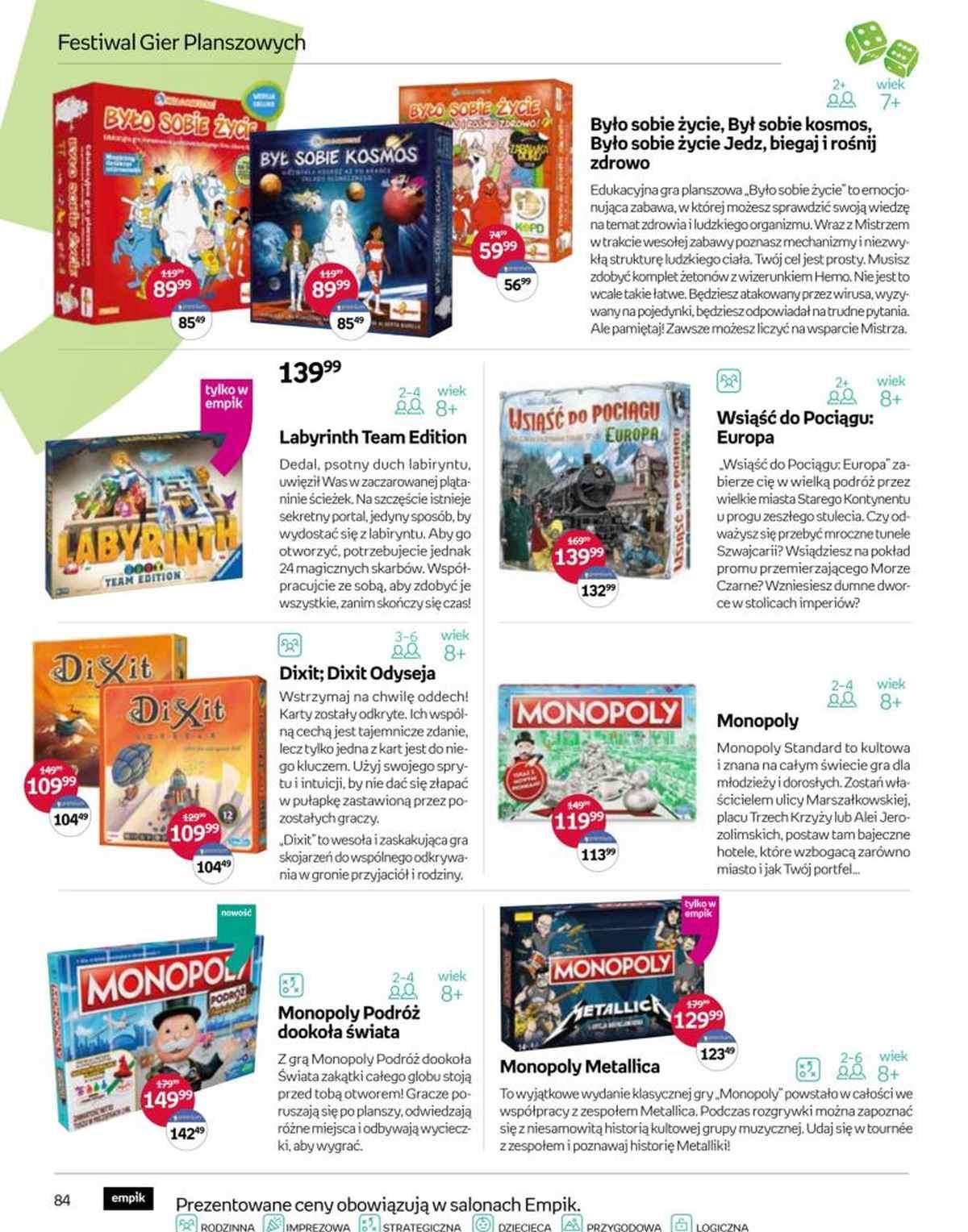 Gazetka promocyjna empik str. 84