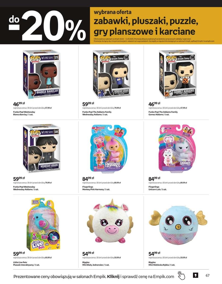Gazetka promocyjna empik str. 67