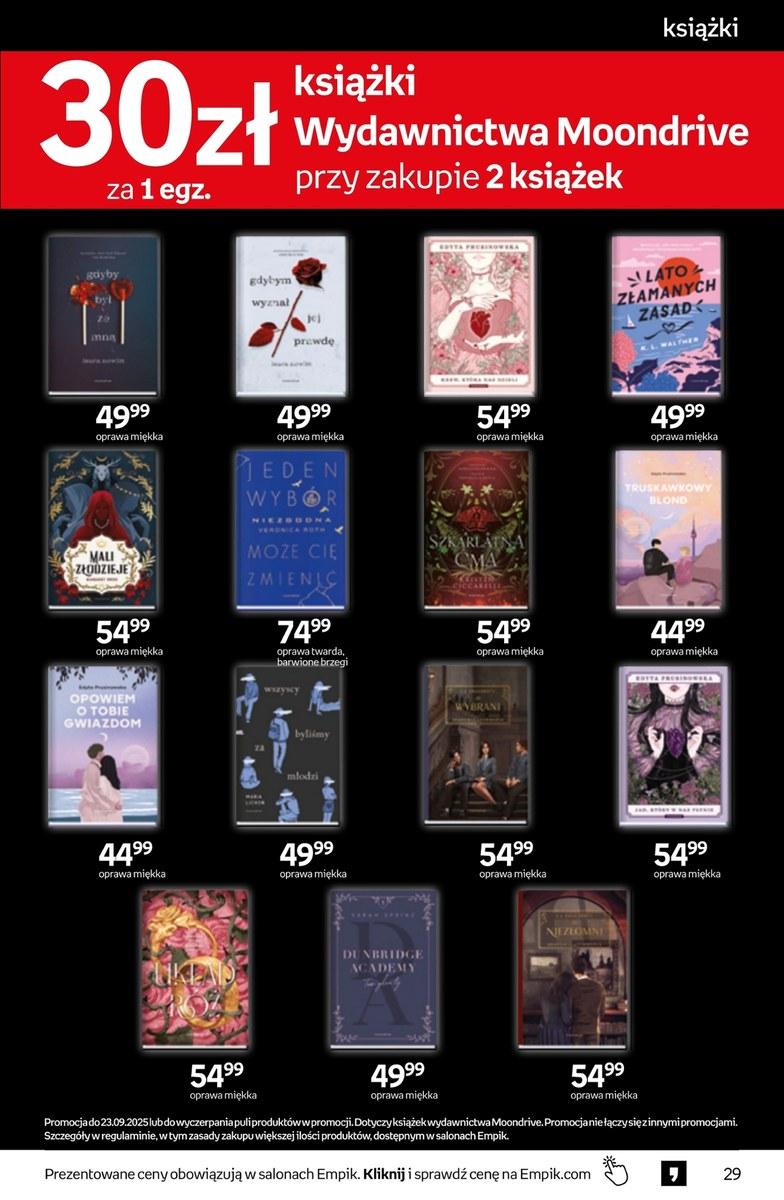 Gazetka promocyjna empik str. 29