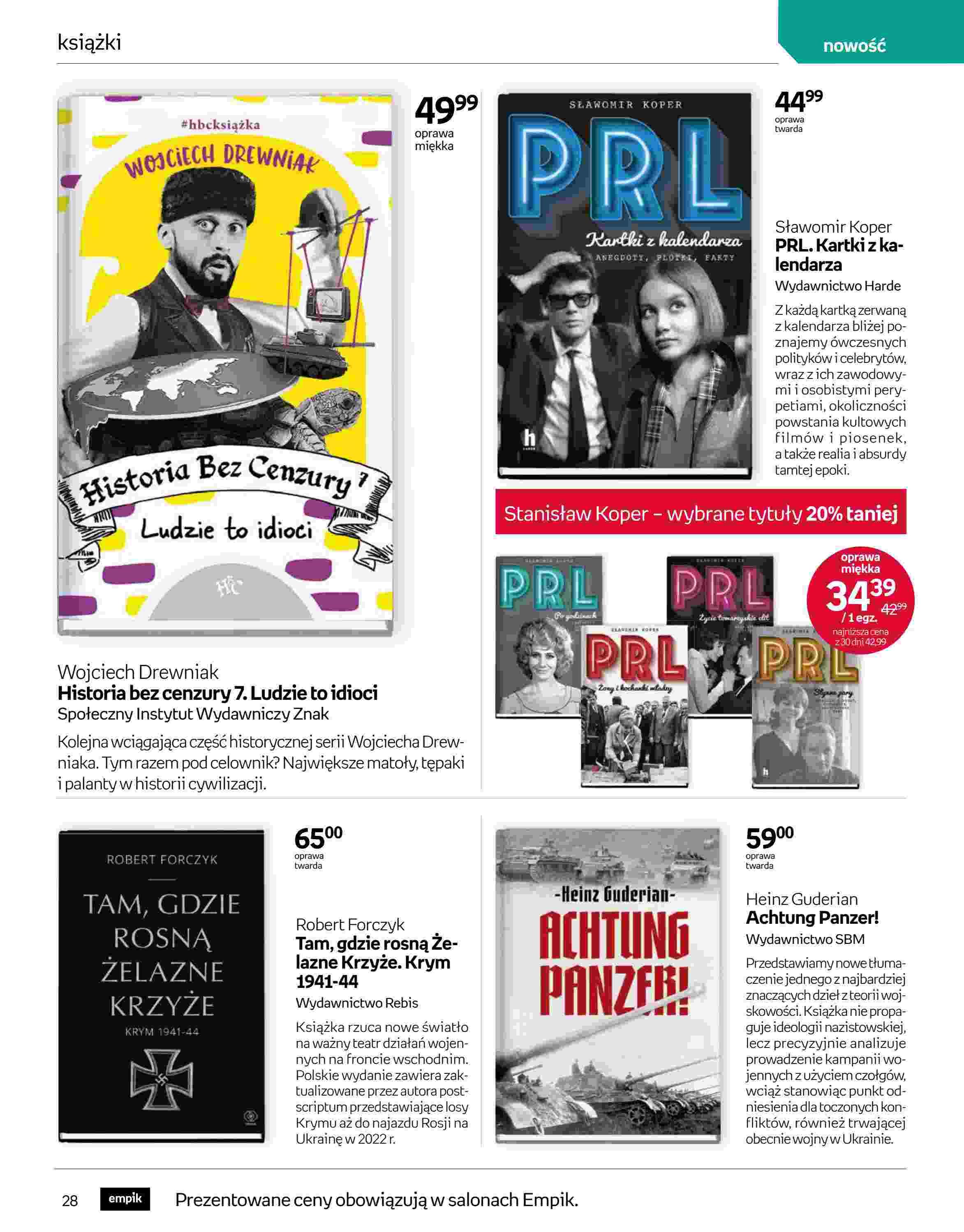 Gazetka promocyjna empik str. 28