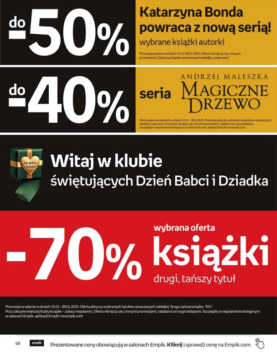 Gazetka promocyjna empik str. 68