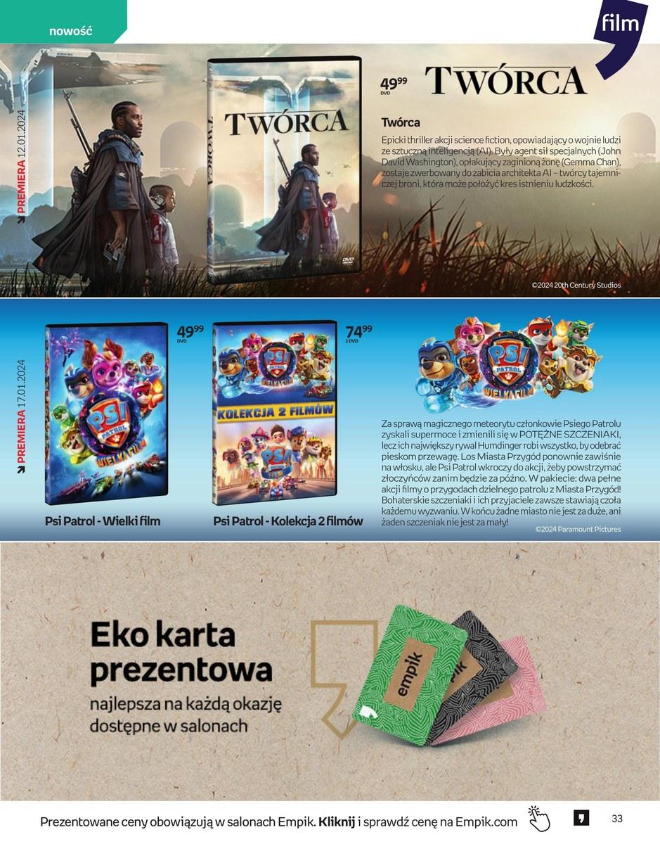 Gazetka promocyjna empik str. 33
