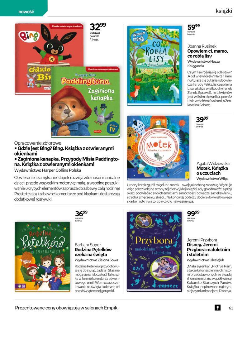 Gazetka promocyjna empik str. 61