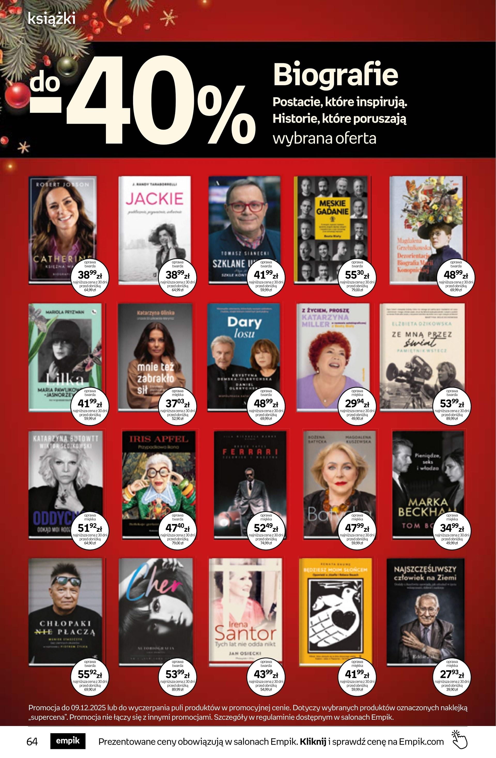Gazetka promocyjna empik str. 64