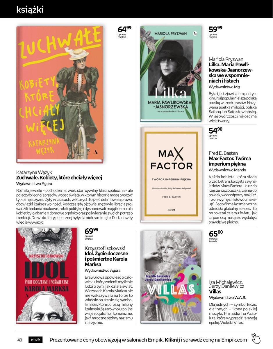 Gazetka promocyjna empik str. 40