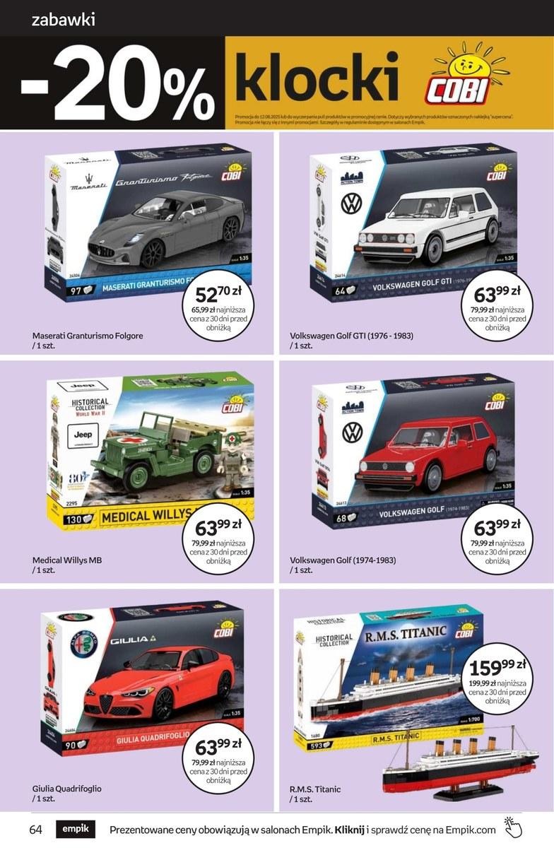 Gazetka promocyjna empik str. 64