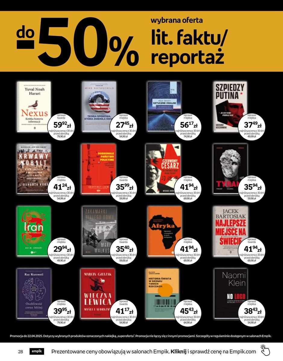 Gazetka promocyjna empik str. 28