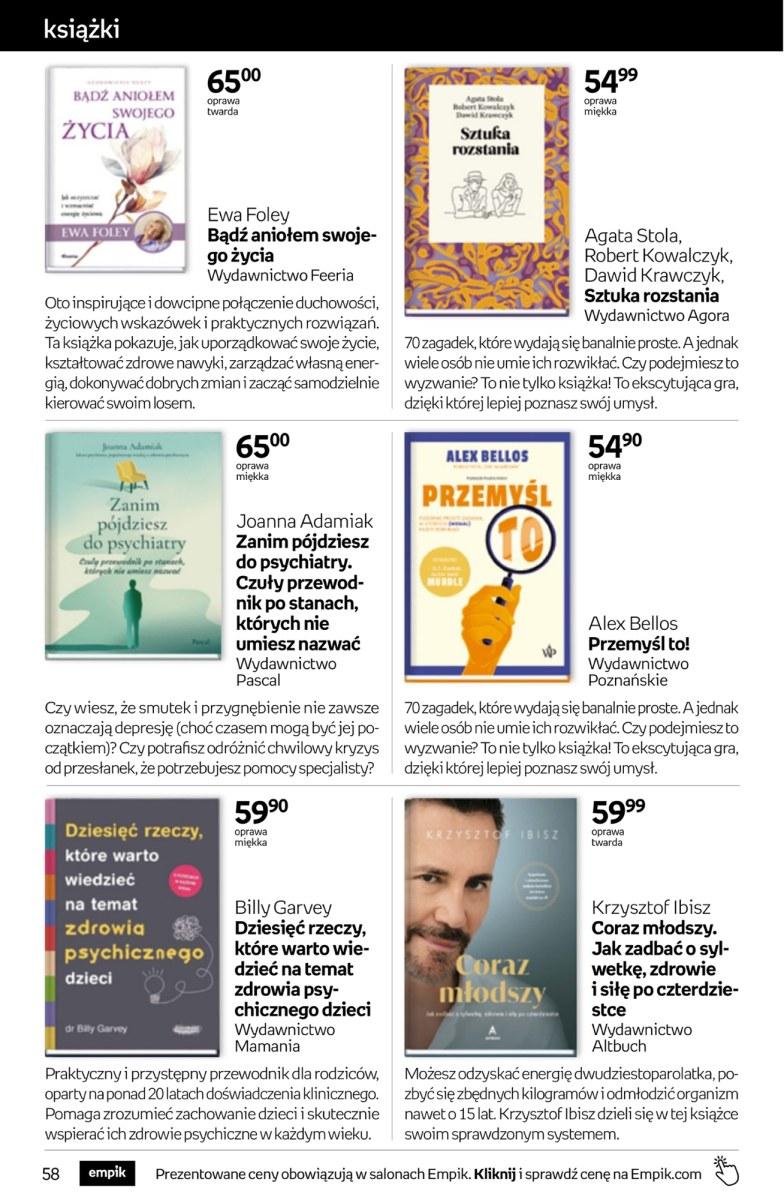 Gazetka promocyjna empik str. 58