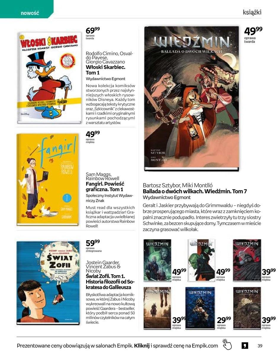 Gazetka promocyjna empik str. 39
