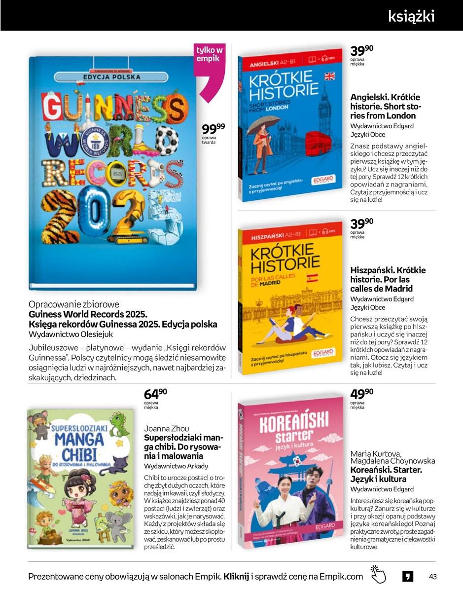 Gazetka promocyjna empik str. 43