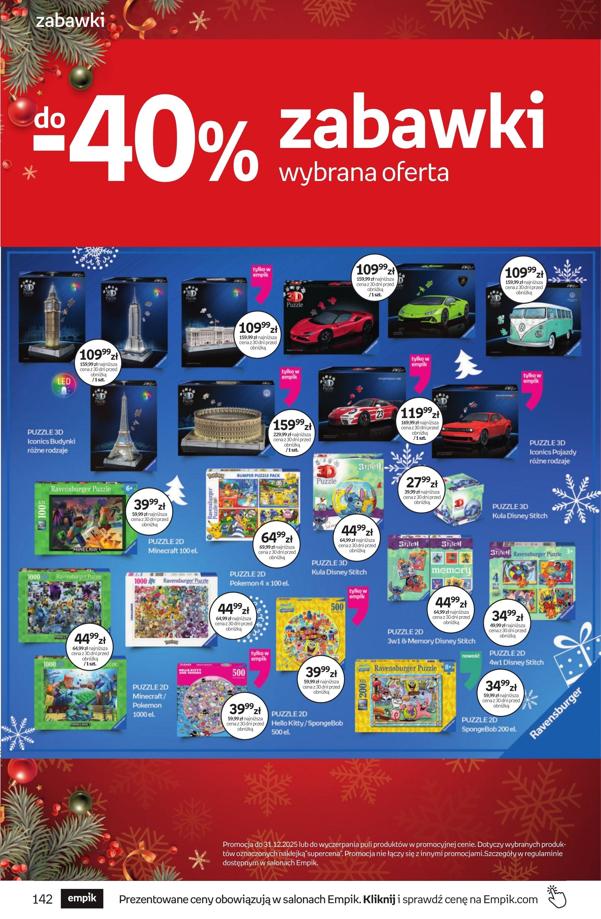 Gazetka promocyjna empik str. 142