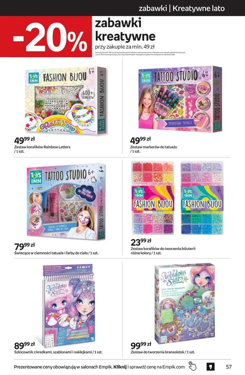 Gazetka promocyjna empik str. 57
