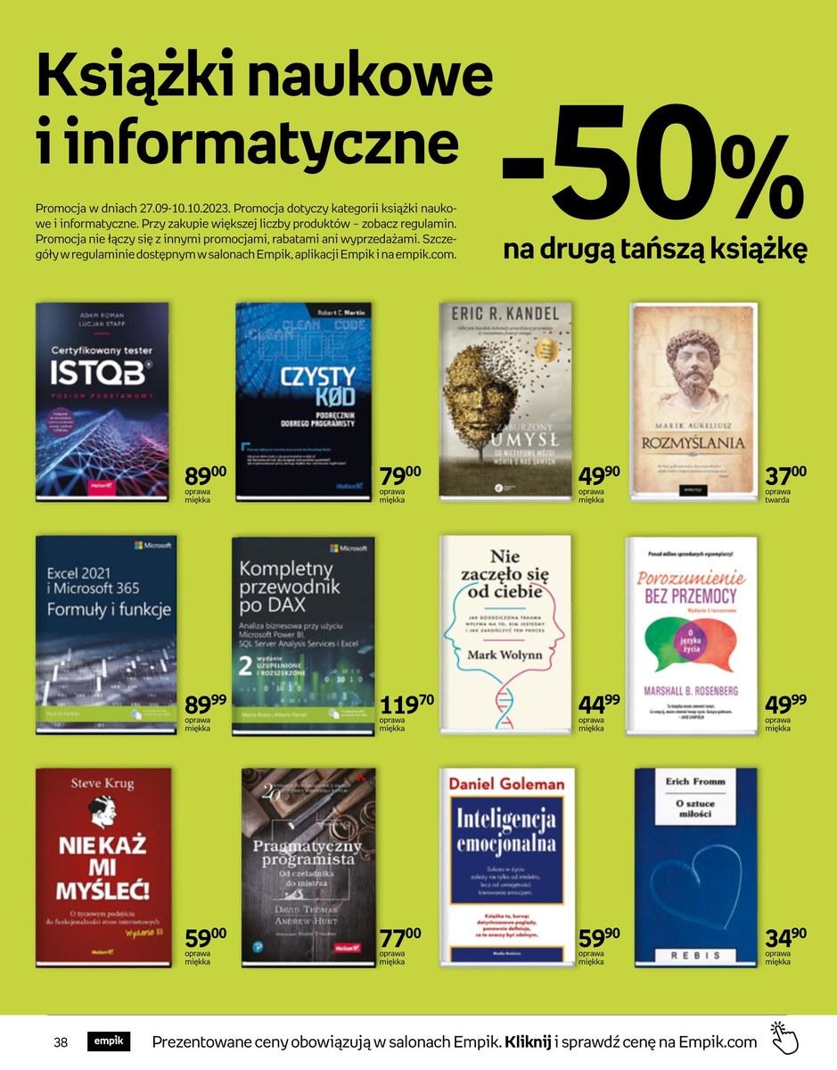 Gazetka promocyjna empik str. 38