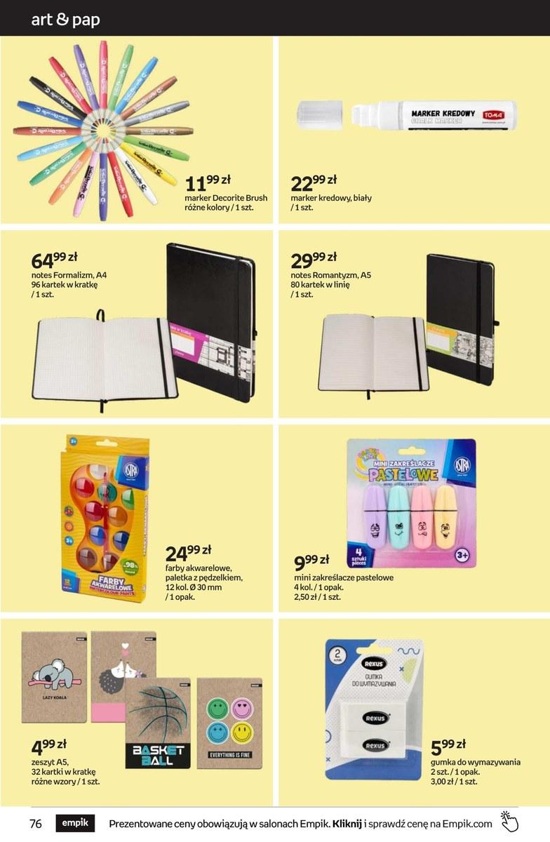 Gazetka promocyjna empik str. 76